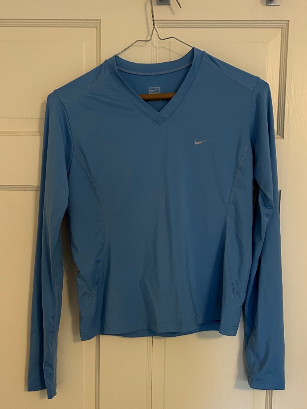 Nike long-sleeved woman's running top.